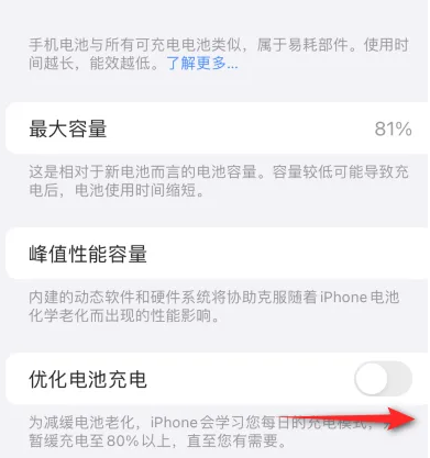 滨海苹果15维修分享iPhone15充电到80%就充不进电了怎么办 