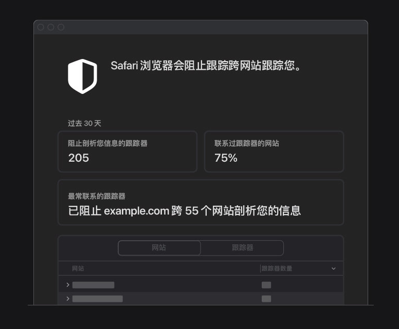 滨海苹果手机维修分享如何在 Safari 浏览器中查看和打开隐私报告 